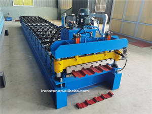 <span class=keywords><strong>PPGI</strong></span> GI Çelik Saclar için Özelleştirilebilir Metal Çatı Paneli Rulo Şekillendirme Makinesi 0.3 0.8mm Kalınlık - Product Image 3