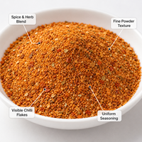 Halal gecertificeerde gemengde New Orleans poedermarinade kruidenmix 45g 45g*24 stuks*3 zakken/doos Kant-en-klaar groothandelslevering 15 maanden houdbaar
