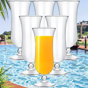 16 oz High Quality <b>Plastic</b> Cocktail <b>Glasses</b> Margarita Hurricane Cups Made in Vietnam - Product Image 5