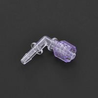 Alta calidad I T Y en forma de L codo tipo T giratorio móvil macho Luer Lock conector de plástico para tubos de manguera