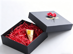 Boîte cadeau rigide noire de haute qualité en carton premium avec découpe précise - Product Image 2