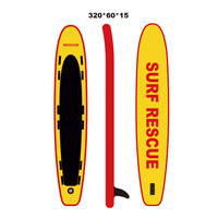 Planche de sauvetage d'urgence mi-longue gonflable, planche de SUP légère, planche souple, planche de sauvetage pour les inondations, planche de surf, planche à pagaie