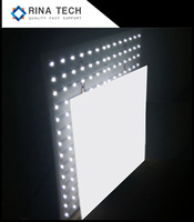 Feuilles de diffuseur légères en double fil LCD, polystyrène PS, PC, lumière pour l'éclairage, panneau sans couture, 50 pouces, TV par Rina Tech