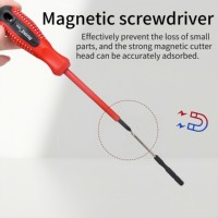 Jeu de tournevis isolés 7 pièces avec stylet pour outil combiné électricien et ménage