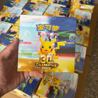 PY Grossiste Officiel Authentique de Produits Pokémon : Boîtes de Boosters 30ème Anniversaire, Figurine Pikachu, Boîte de Présentation Eevee, Jeux de Société