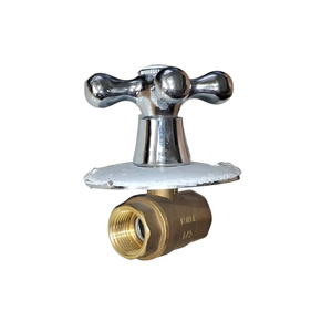 Vanne d'arrêt croisée à 2 voies en laiton avec corps en laiton et <span class=keywords><strong>bonnet</strong></span> en zinc, idéale pour l'alimentation en eau - Vente chaude - Product Image 5
