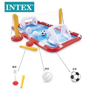 INTEX 57147 gonflable rectangulaire terrain de sport parc <span class=keywords><strong>piscine</strong></span> <span class=keywords><strong>action</strong></span> sport centre de jeu <span class=keywords><strong>piscine</strong></span> enfants <span class=keywords><strong>piscine</strong></span> - Product Image 2