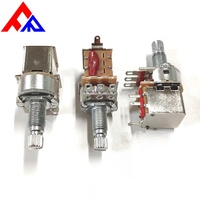 High Quality 16mm Linear Push-Pull Potentiometers 5K 20% Metal & Plastic for Musical Instruments