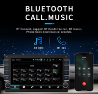 Autoradio Android Hongrui T100 2+32 Go universel 10,1 pouces avec double bouton, GPS, FM, Carplay, écran tactile et lecteur DVD