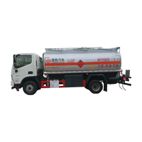 Usine de camions-citernes à huile Futian, camion de ravitaillement mobile de 8 tonnes