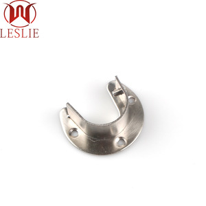 Leslie Stainless Steel Flange Base Wall Mount <b>Wardrobe</b> <b>Hardware</b> Fixing Bracket Outdoor Use - Product Image 1