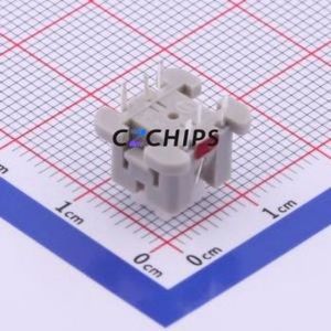 TM-006-D1-02 Tactile Switch Through hole Component (THT) Switch Single Pole Single Throw Rectangle Button 2.6N 11mm - Product Image 2