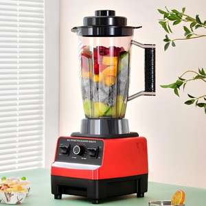 เครื่องปั่นสมูทตี้ขนาดใหญ่ทรงพลัง เครื่องปั่นเชิงพาณิชย์ กำลังแรงสูง สำหรับงานหนัก ใช้ไฟฟ้า 3 in 1 - Product Image 4
