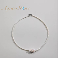 Perle d'eau douce baroque avec fermoir en cuivre plaqué or pour fête, matériau naturel, certifiée CE ASTM REACH, bijoux de mode
