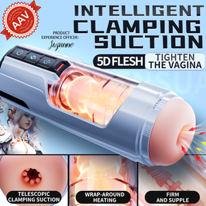 HLYC Voll automatischer elektrischer männlicher Masturbation strainer Interne Heizung TPE ABS Material CE-zertifizierter Real Sex Feel Vibrator - Product Image 3