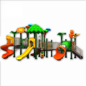 Factory Price Plastic Slide Amusement Park Kids Outdoor Playground Equipment For Sale