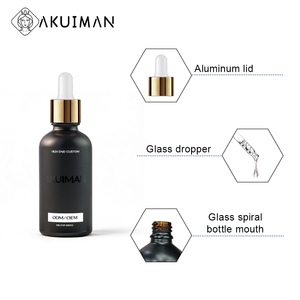 Botella de vidrio ámbar de lujo de 10 ml con gotero y caja de embalaje - Product Image 1