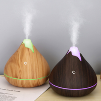 Mini humidificateur ultrasonique portable 300ML, diffuseur d'arômes à ions négatifs alimenté par USB avec humidistat pour bureau, voiture, camping-car, utilisation en extérieur
