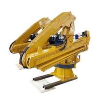 Grue de pont de navire de transport de marchandises à flèche télescopique hydraulique 15-30 tonnes – Grue de pont télescopique hydraulique personnalisée