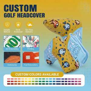 Wholesale Price Golf Headcover <b>Putter</b> Magnetic Custom Made Golf Club <b>Head</b> <b>Covers</b> Pu Leather Golf Blade <b>Cover</b> - Product Image 1