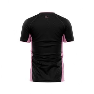 Full Custom Vintage Pink Football Jersey Breathable Quick Dry Crew Neck Soccer Shirt Comfortable <b>Athletic</b> 100% Polyester Short - Product Image 2