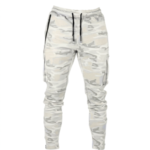 Custom Made <b>Summer</b> Casual Men <b>Trousers</b> High Quality Breathable Lightweight Elastic Waist Cotton Printed Straight Pattern Regular - Product Image 1