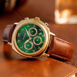 Reloj de cuero Genuino montre <span class=keywords><strong>En</strong></span> CUIR นาฬิกาข้อมือแฟชั่นคุณภาพสูงหรูหราสายหนังแท้นาฬิกาควอทซ์สำหรับผู้ชาย - Product Image 3