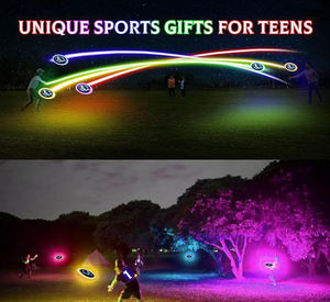 Nuovo 12 modalità di luce luce per esterno ricaricabile Flying Disc <span class=keywords><strong>launcher</strong></span> per bambini giocattolo - Product Image 2