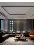 Lumières linéaires LED rectangulaires personnalisées pour les solutions d'éclairage de salle de sport