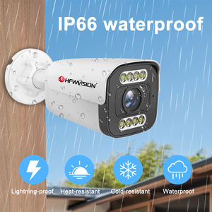 HFwvision HDナイトビジョンスマートホーム4K防犯カメラPOE AIアラーム双方向オーディオVMYCAM車両モーション検出CCTVカメラ - Product Image 4