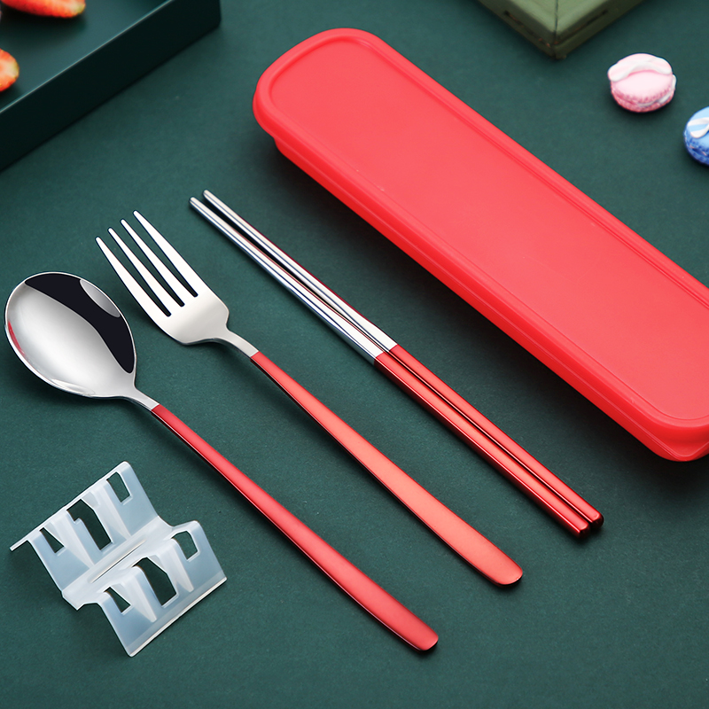 Silver-Red(4 PCs)