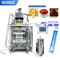 Multi-lane verpakkingsmachine voor instant dranken, zoals thee, matcha, fruitdranken en warme chocolademelk in stickverpakkingen