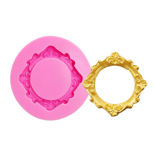 Artisanat cercle cadre gâteau bordure Silicone moules bricolage gâteau décoration outils Fondant chocolat bonbons Gumpastes outils de cuisson - Product Image 5