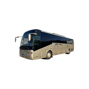 Used Luxury Buses 51seats Coach Two Doors Left Hand Drive Yutong Brand Weichai Rear Engine