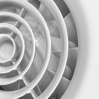 Ventilateur d'extraction mural commercial certifié CE de 100 mm, alimenté par courant alternatif, pour salle de bain, hôtel, maison, faible bruit (35 dB), 6 pouces, en ABS