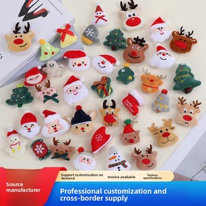 Novo Broche de Pelúcia de Natal 2026: Desenhos Animados Fofos de Rena, Boneco de Neve e Árvore de Natal – Presente para Crianças - Product Image 1