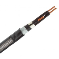 Câble de commande blindé KVV22, gaine PVC, double blindage en ruban d'acier, fil de cuivre, IP63, -40~70°C, pour instruments, PLC, armoire, fixation