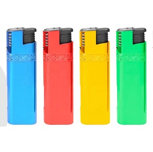 Encendedor de bolsillo electrónico de plástico a prueba de viento de suministro directo de fábrica para acampar - Product Image 4