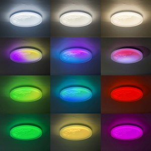 Thông Minh <span class=keywords><strong>Wifi</strong></span> LED Tối Giản Ánh Sáng Trần Thay Đổi Độ Sáng Flush Núi Acrylic Bìa Từ Xa/Giọng Nói/Ứng Dụng Điều Khiển Phòng Khách Phòng Ngủ Nhà - Product Image 3