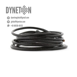 2023 Round <b>Leather</b> Cord for Jewelry Necklace <b>Bracelets</b> Fashion Accessories All Sizes and Colors Full-grain Genuine <b>Leather</b> - Product Image 4