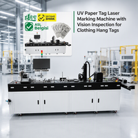 Système de traçabilité par inspection visuelle pour machine de marquage laser automatique UV d'étiquettes papier, destiné aux lignes d'étiquettes volantes de vêtements