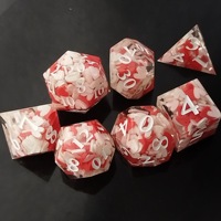 Vente chaude Dragon et Donjon TRPG Cthulhu Polyèdre D20 Jeu de dés Logo personnalisé Moules en résine Miniature Liquide MDN Jeu de société
