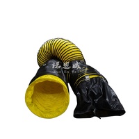 Bâche populaire type y conduit flexible tunnel télescopique PVC tuyau flexible pour ventilateurs récupérateurs de chaleur