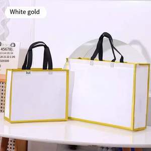 Bolsa de Compras Plegable Ecológica de Lujo, Bolsa de Compras Reutilizable de Tela No Tejida - Product Image 5