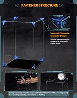 Vitrine acrylique transparente pour assembler des boîtes de présentation, des figurines et des objets de collection, offrant une protection contre la poussière