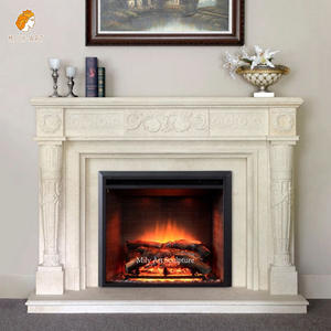Marco <span class=keywords><strong>de</strong></span> <span class=keywords><strong>Chimenea</strong></span> <span class=keywords><strong>de</strong></span> Mármol Natural MILY, Estilo Francés, Tallado a Mano, Diseño Clásico en Venta - Product Image 5