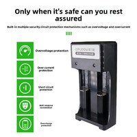 Feiben DLP-69 18650 chargeur de batterie au Lithium 2/4/8 fentes ABS matériel indicateur lumineux intelligent boîte de charge
