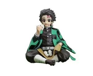 악마 슬레이어 16 모델 kimetsu no yaiba 애니메이션 pvc 액션 모델 피규어 장난감 액션 피규어 사용 컬러 박스 포장