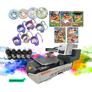 Machine d'imprimantes d'autocollants d'étiquettes <span class=keywords><strong>3d</strong></span> Uv <span class=keywords><strong>la</strong></span> <span class=keywords><strong>moins</strong></span> chère 6090 A1 <span class=keywords><strong>imprimante</strong></span> à plat Uv Dtf avec feuille d'or à plat - Product Image 5