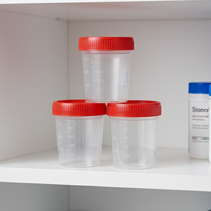 일회용 멸균 100ml 120ml 플라스틱 표본 용기 공장 멸균 의자 용기 중국 소변 컵 - Product Image 6